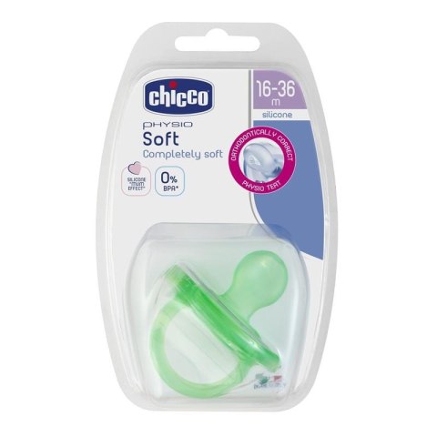 CHICCO 00002713310000 Smoczek PHYSIO SOFT silikon 16-36m+ 1 szt*