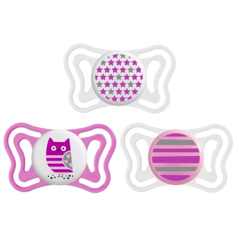 CHICCO 00071033110000 Smoczek PHYSIO LIGHT silikon 6-16m+ 2 szt