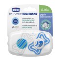 CHICCO 00071033210000 Smoczek PHYSIO LIGHT silikon 6-16m+ 2 szt blue