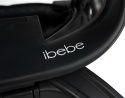 I-STOP ibebe 2w1 Chrom IS7 wózek wielofunkcyjny z elektronicznym systemem hamowania - czarny