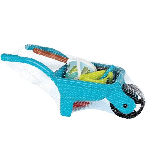 Ecoiffier Zestaw do Ogrodu Piasku Łopatka Grabki Konewka Doniczka Kołek+ Taczka