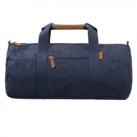 Fresk torba weekend bag złote kropki indigo FRESK