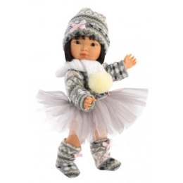 Hiszpańska lalka lu azjatka w czapce - 28cm LLORENS