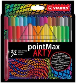 Cienkopis STABILO pointMAX etui kartonowe 32 szt. ARTY 488/32-1-20