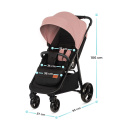 GRANDE PLUS wózek spacerowy do 22kg KinderKraft - Black