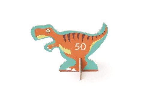 Scratch, Dmuchawka XL / 3 lotki przyssawki / 5 celów DINO