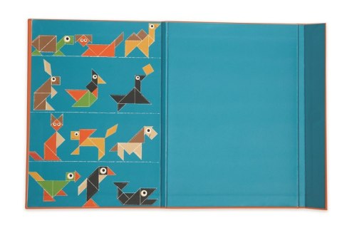 Scratch, magnetyczna układanka - kształty i kolory Tangram