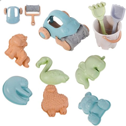 WOOPIE 43452 Zestaw do piasku z wiaderkiem i samochodem