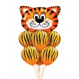 Zestaw balonów Tygrys 30-70 cm 7 szt. BCS-624