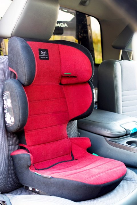 4 BABY Fotelik Euro-Fix 105-150cm Red I-size