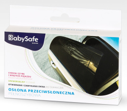 BabySafe Osłonki przeciwsłoneczne pełnoszybowe do samochodu 2 sztuki 54x80cm