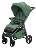 Bravo Plus Black Chrome Carrello wózek dziecięcy spacerowy do 22 kg - Spring Green