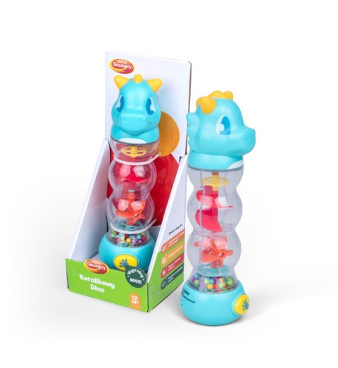 DUMEL DD 42727 Grzechotka koralikowy Dino