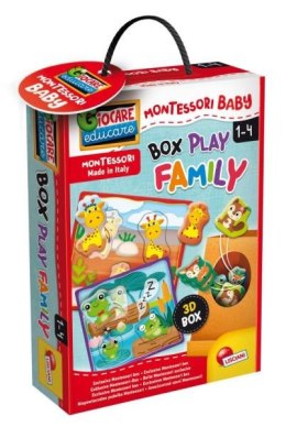 Montessori Baby Gra edukacyjna Rodziny zwierząt pudełko 3D 92727 LISCIANI p6
