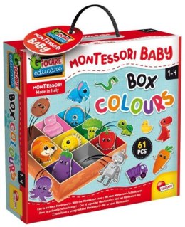 Montessori Baby Gra edukacyjna Kolory 61el LISCIANI pudełko 92765 p6