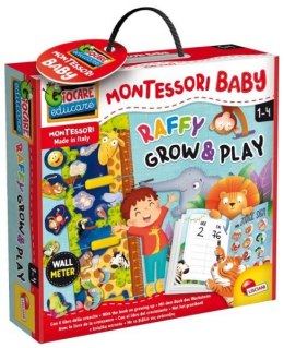 Montessori Baby Gra logiczna Raffy rozwój i zabawa LISCIANI pudełko 92789 p6