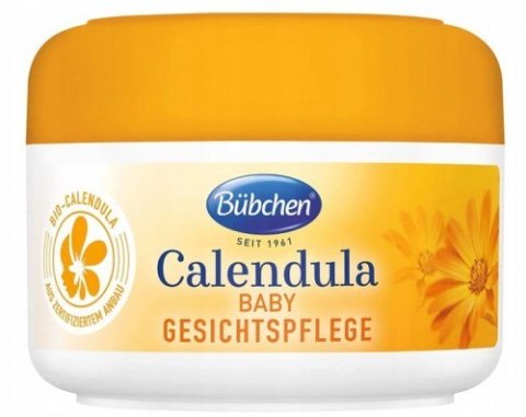 BUBCHEN 15000080 CALENDULA Krem do pielęgnacji twarzy niemowląt z BIO nagietkiem 75 ml