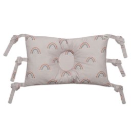 Muumee - poduszka 4 w 1 do karmienia na rękę + ochraniacz do łóżeczka z BIO bawełny organicznej RAINBOW