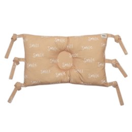 Muumee - poduszka 4 w 1 do karmienia na rękę + ochraniacz do łóżeczka z BIO bawełny organicznej SMILE