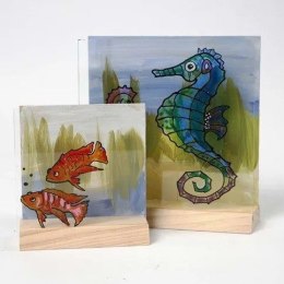 Płytka 3D z Szybką 15x15 cm