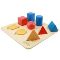 MASTERKIDZ Tablica Edukacyjna Nauka Kształtów Układanka Montessori