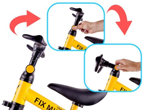 Rowerek biegowy Trike Fix Mini rower wielofunkcyjny 3w1 żółty