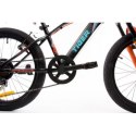 Rowerek dla dzieci 20" tiger bike z amortyzatorem czarno- szaro -
