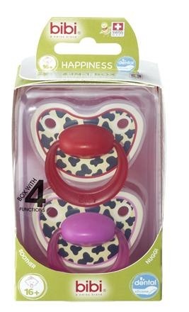 Bibi TIGER SWISS DUO Smoczek Ortodontyczny Silikonowy 114156 0m+ , 114157 6m+ , 114158 16m+