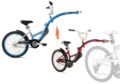 WeeRide Kazam Link Pro-Pilot Aluminium - rower doczepiany [ przyczepka, doczepka, hol ] - Niebieski