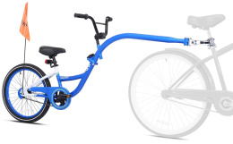 WeeRide Kazam Link - rower doczepiany [ przyczepka, doczepka, hol ] - Niebieski