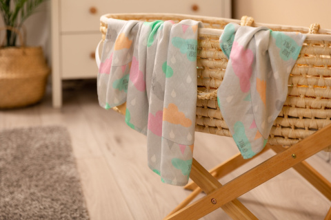 Komplet pieluch bambusowych Sensillo 30X35 75X75 - Kropla Mleka