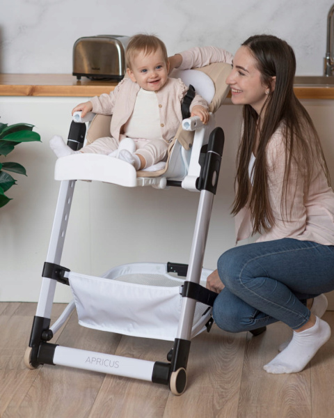 Apricus Carrello krzesełko do karmienia CRL-14201 Pale Terracota