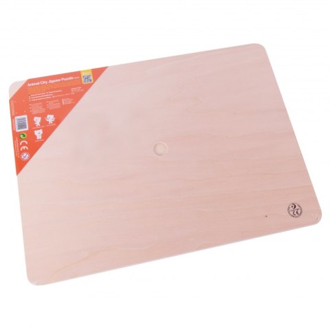 CLASSIC WORLD Drewniane Puzzle Miasto Zwierząt 48 el.