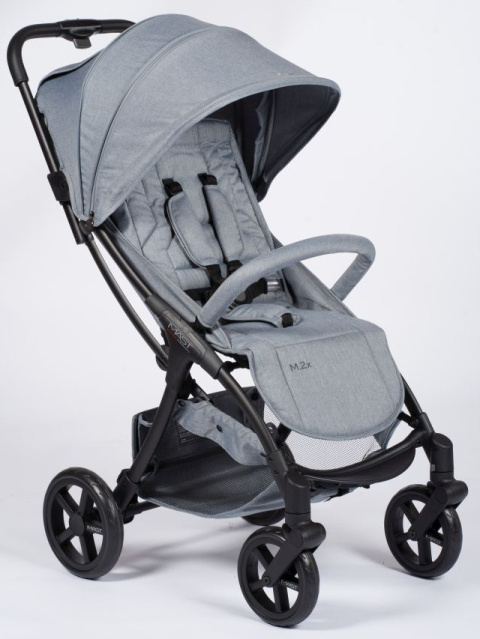 M2x MAST Swiss Design 2w1 wózek głęboko-spacerowy do 22 kg, waży tylko 7,5 kg - Glacier Lake