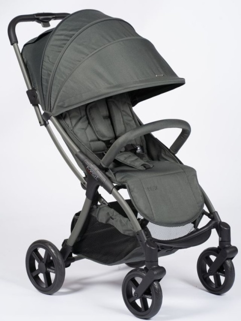 M2x MAST Swiss Design 2w1 wózek głęboko-spacerowy do 22 kg, waży tylko 7,5 kg - Volcanic Ash