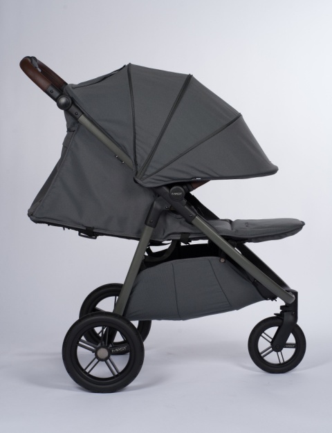 M3x MAST Swiss Design wózek spacerowy do 22 kg, waży tylko 9 kg - Volcanic Ash