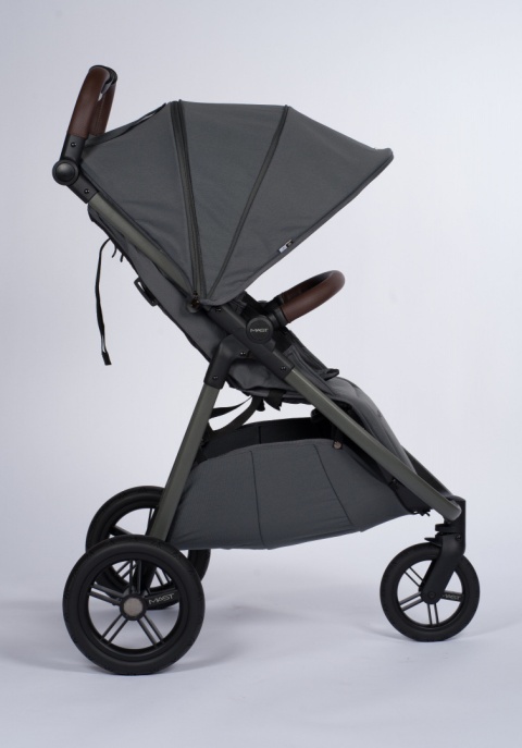 M3x MAST Swiss Design wózek spacerowy do 22 kg, waży tylko 9 kg - Volcanic Ash