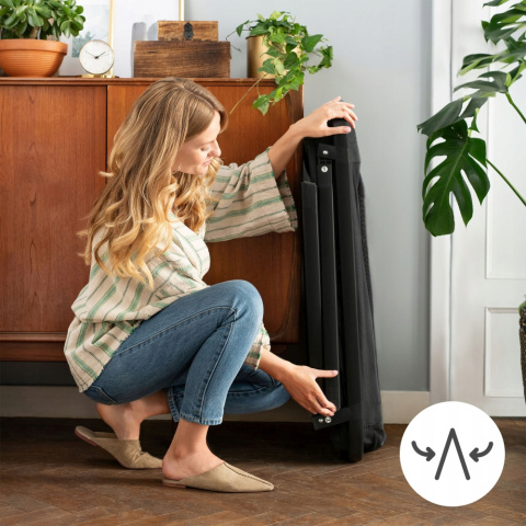 SOFI PLUS 4w1 Kinderkraft Łóżeczko turystyczne Kojec Kołyska - Grey