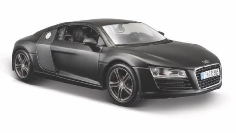 MAISTO 31281-72DB Audi R8 czarny mat samochód 1:24