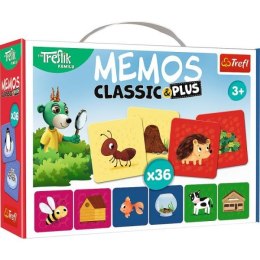 Memos Classic&plus Zwierzęta i ich domki. Rodzina Treflików gra 02333 Trefl