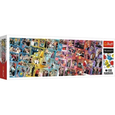 Puzzle 1000el panorama Spotkanie z przyjaciółmi. Friends 29050 Trefl