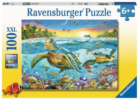 Puzzle 100el XXL Żółwie morskie 129423 RAVENSBURGER