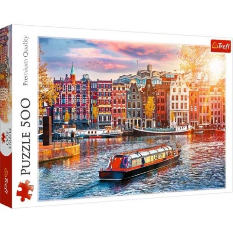 Puzzle 500el Amsterdam, Holandia 37428 Trefl