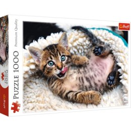 TREFL 10448 Puzzle 1000 el. Wesoły kotek