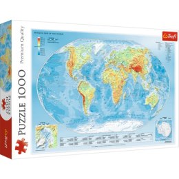 TREFL 10463 Puzzle 1000 el. Mapa fizyczna świata
