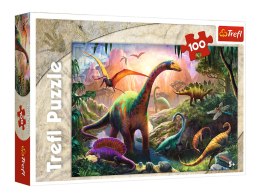 TREFL 16277 Puzzle 100 el. Świat dinozaurów