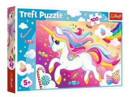 TREFL 16386 Puzzle 100 el. Piękny jednorożec