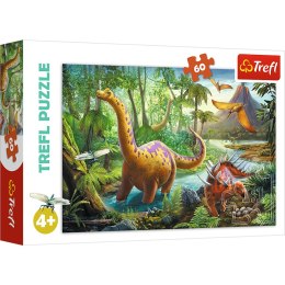 TREFL 17319 Puzzle 60 el. Wędrówka dinozaurów