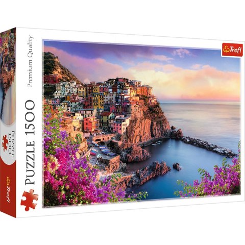 TREFL 26137 Puzzle 1500 el. Widok na miasteczko Manarola