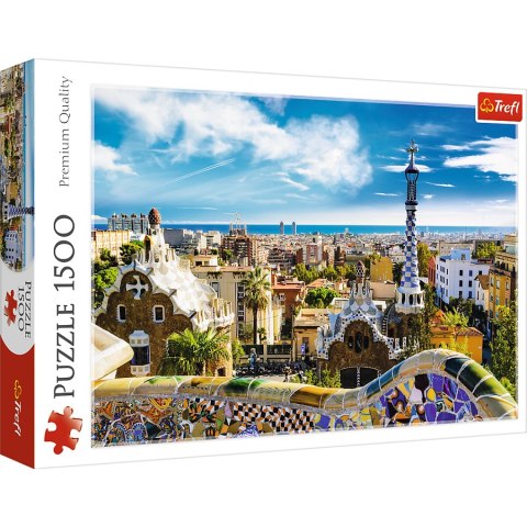 TREFL 26147 Puzzle 1500 el. Park Guell, Barcelona